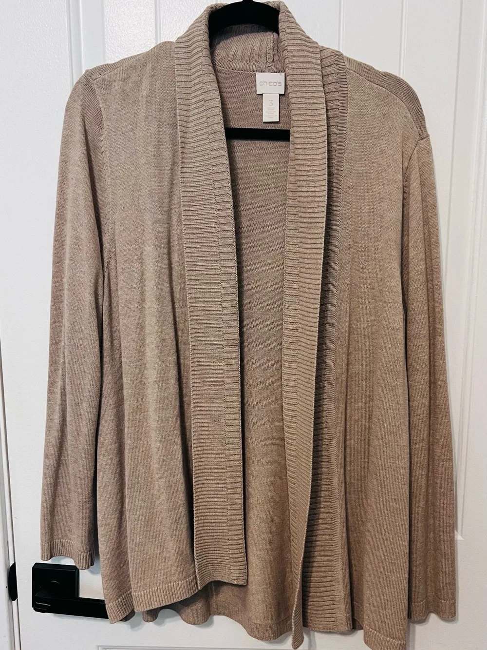 Chico’s Taupe Cardigan Size 3 (XL/16)